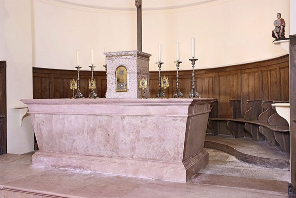 Vue d'ensemble du maître-autel. © Région Bourgogne-Franche-Comté, Inventaire du patrimoine