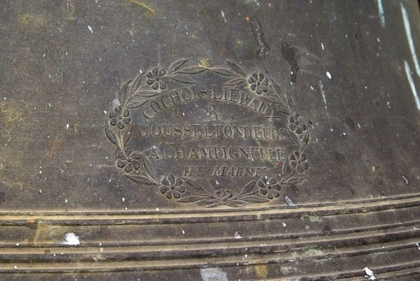 Détail : marque des fondeurs. © Région Bourgogne-Franche-Comté, Inventaire du patrimoine