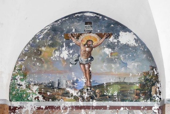 Christ en croix, vue d'ensemble. © Région Bourgogne-Franche-Comté, Inventaire du patrimoine