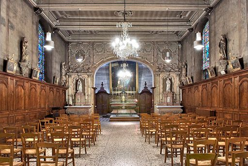 Chapelle, vue intérieure. © Région Bourgogne-Franche-Comté, Inventaire du patrimoine