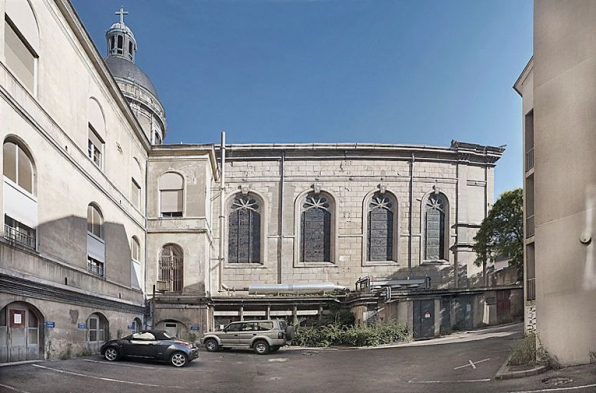 Chapelle, élévation gauche. © Région Bourgogne-Franche-Comté, Inventaire du patrimoine