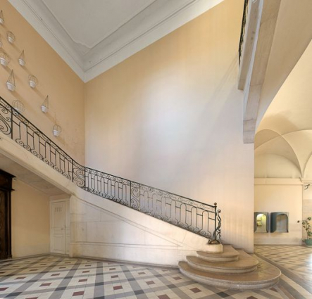 Escalier près de l'apothicairerie. © Région Bourgogne-Franche-Comté, Inventaire du patrimoine
