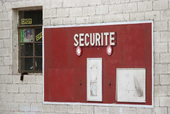 Panneau information sécurité. © Région Bourgogne-Franche-Comté, Inventaire du patrimoine