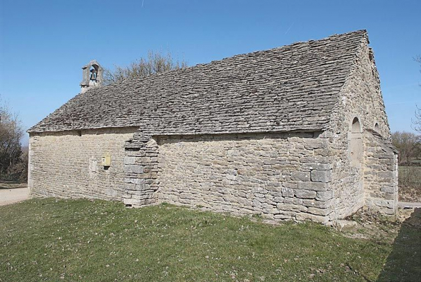 Elévation droite et chevet. © Région Bourgogne-Franche-Comté, Inventaire du patrimoine