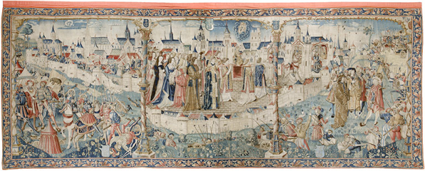 Dijon, assiégé par les Suisses en 1513. © Musée des Beaux-Arts, Dijon