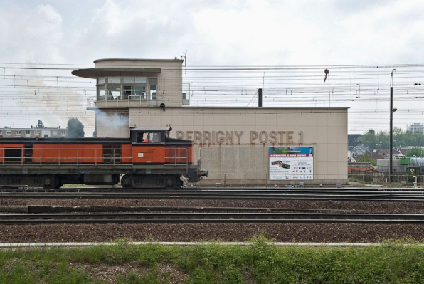 Elévation ouest ave matériel roulant. © Région Bourgogne-Franche-Comté, Inventaire du patrimoine