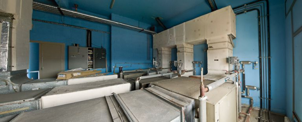 Bâtiment Maternité-Gynécologie (Gérontologie au moment de la prise de vue) : vue de la climatisation. © Région Bourgogne-Franche-Comté, Inventaire du patrimoine