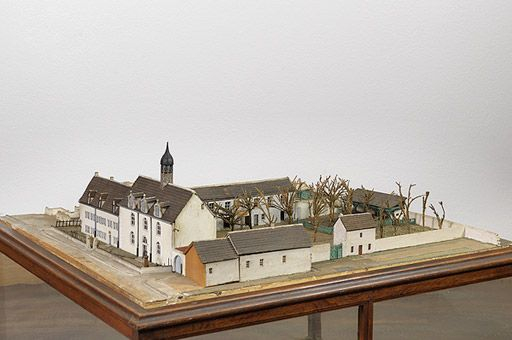 Maquette de l'établissement. © Région Bourgogne-Franche-Comté, Inventaire du patrimoine