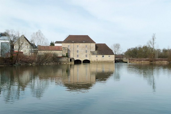 Moulin de Loisy, vu d'aval. © Région Bourgogne-Franche-Comté, Inventaire du patrimoine