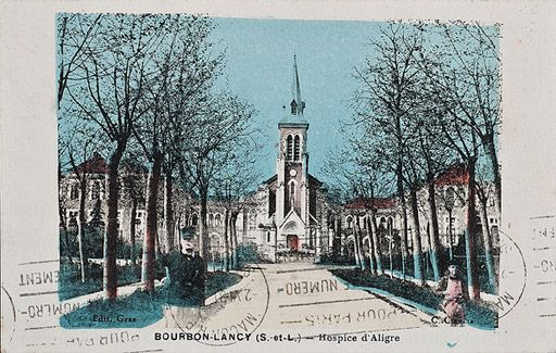 BOURBON-LANCY (S.-et-L.) - Hospice d'Aligre (Edit. Gras). © Région Bourgogne-Franche-Comté, Inventaire du patrimoine