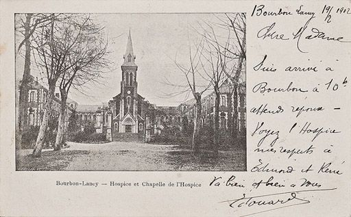 Bourbon-Lancy - Hospice et Chapelle de l'Hospice. © Région Bourgogne-Franche-Comté, Inventaire du patrimoine