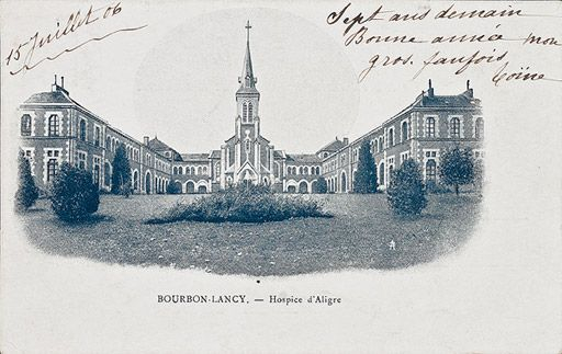 BOURBON-LANCY. - Hospice d'Aligre. © Région Bourgogne-Franche-Comté, Inventaire du patrimoine