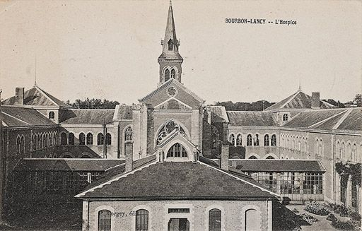 BOURBON-LANCY - L'Hospice (P. Borgey, édit.). © Région Bourgogne-Franche-Comté, Inventaire du patrimoine