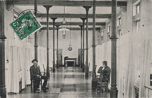 BOURBON-LANCY / Hospice d'Aligre. Salle Sadi-Carnot, Créée en 1894 (Lécuelle B, édit.). © Région Bourgogne-Franche-Comté, Inventaire du patrimoine