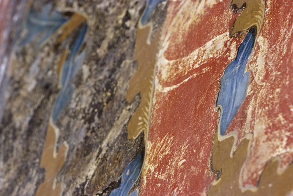 Peinture monumentale : détail. © Région Bourgogne-Franche-Comté, Inventaire du patrimoine Peinture monumentale : détail. © Région Bourgogne-Franche-Comté, Inventaire du patrimoine