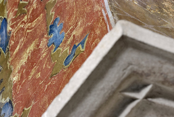 Peinture monumentale : détail. © Région Bourgogne-Franche-Comté, Inventaire du patrimoine Peinture monumentale : détail. © Région Bourgogne-Franche-Comté, Inventaire du patrimoine