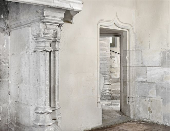 Départ de l'escalier en vis du grand logis. © Région Bourgogne-Franche-Comté, Inventaire du patrimoine Départ de l'escalier en vis du grand logis. © Région Bourgogne-Franche-Comté, Inventaire du patrimoine