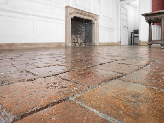 Carreaux de pavement de la chambre de Vienne : détail. © Région Bourgogne-Franche-Comté, Inventaire du patrimoine Carreaux de pavement de la chambre de Vienne : détail. © Région Bourgogne-Franche-Comté, Inventaire du patrimoine
