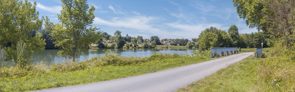 Vue d'ensemble du pont biais. A gauche, la Saône. © Région Bourgogne-Franche-Comté, Inventaire du patrimoine