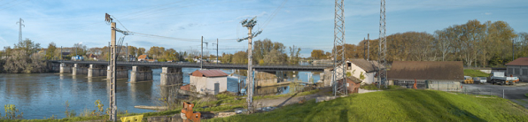 Vue d'ensemble depuis la rive gauche. © Région Bourgogne-Franche-Comté, Inventaire du patrimoine