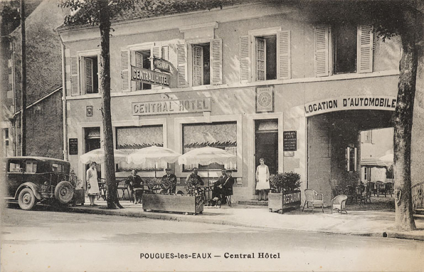 Façade de l'hôtel dans les années 1930. © Région Bourgogne-Franche-Comté, Inventaire du patrimoine