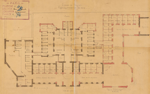 Projet de Naudet (1890). © Région Bourgogne-Franche-Comté, Inventaire du patrimoine