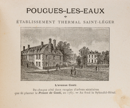 Vue de l'hôtel vers 1898. © Région Bourgogne-Franche-Comté, Inventaire du patrimoine