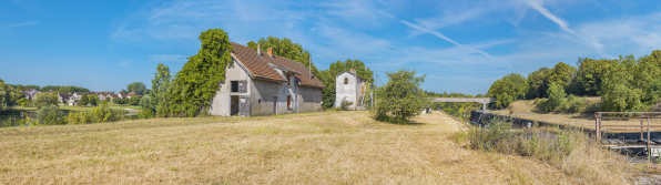 L'ancienne écluse vue depuis l'amont. © Région Bourgogne-Franche-Comté, Inventaire du patrimoine