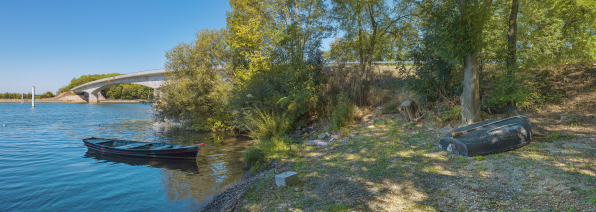 Vue d'ensemble du pont de Thorey, rive gauche, d'aval. © Région Bourgogne-Franche-Comté, Inventaire du patrimoine