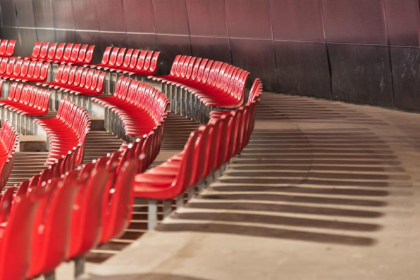 Salle : fauteuils du dernier rang. © Région Bourgogne-Franche-Comté, Inventaire du patrimoine