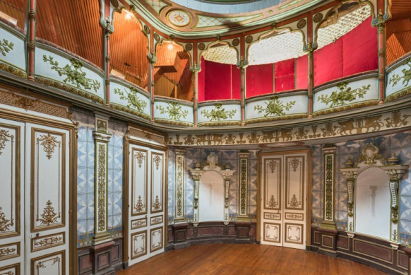 Communs : la salle de théâtre. © Région Bourgogne-Franche-Comté, Inventaire du patrimoine