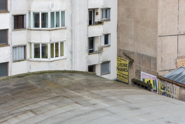 Immeuble rue Maréchal Foch (façade postérieure), salle 3 (toiture) et vestiges de peintures murales. © Région Bourgogne-Franche-Comté, Inventaire du patrimoine Immeuble rue Maréchal Foch (façade postérieure), salle 3 (toiture) et vestiges de peintures murales. © Région Bourgogne-Franche-Comté, Inventaire du patrimoine