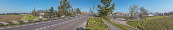 L'entrée du pont, rive gauche.  © Région Bourgogne-Franche-Comté, Inventaire du patrimoine