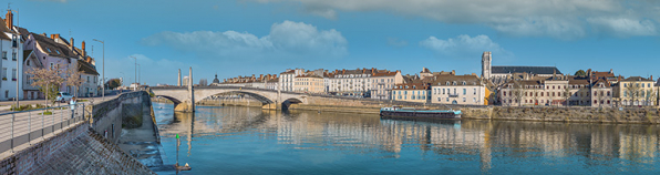 Vue d'ensemble depuis l'amont. © Région Bourgogne-Franche-Comté, Inventaire du patrimoine