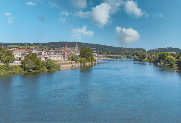 Vue d'ensemble du sud de la ville. © Région Bourgogne-Franche-Comté, Inventaire du patrimoine