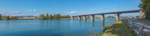 Le pont vu d'aval, rive gauche. © Région Bourgogne-Franche-Comté, Inventaire du patrimoine