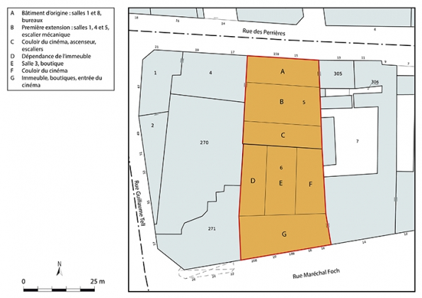Plan-masse et de situation. Source : Direction générale des Finances Publiques - Cadastre ; mise à jour 2021, section EW, 1/1 000 agrandi à 1/500. © Région Bourgogne-Franche-Comté, Inventaire du patrimoine Plan-masse et de situation. Source : Direction générale des Finances Publiques - Cadastre ; mise à jour 2021, section EW, 1/1 000 agrandi à 1/500. © Région Bourgogne-Franche-Comté, Inventaire du patrimoine
