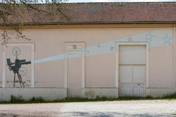 Façade antérieure : décor peint. © Région Bourgogne-Franche-Comté, Inventaire du patrimoine