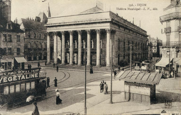 536. - Dijon. Théâtre municipal. S.d. [1er quart 20e siècle, après 1903]. © Région Bourgogne-Franche-Comté, Inventaire du patrimoine