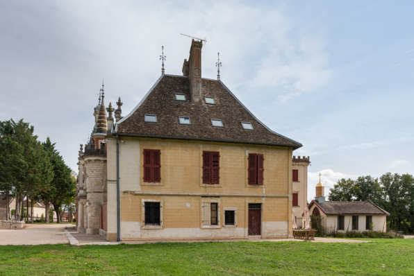Elévation postérieure (ouest). © Région Bourgogne-Franche-Comté, Inventaire du patrimoine