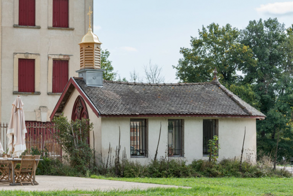 Chapelle : élévation latérale droite (ouest). © Région Bourgogne-Franche-Comté, Inventaire du patrimoine