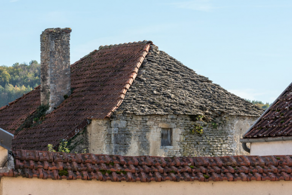 Détail de la toiture côté ouest.  © Région Bourgogne-Franche-Comté, Inventaire du patrimoine