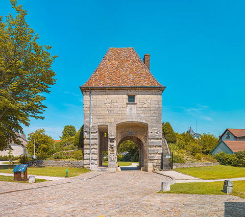 La porte de Comté côté ville. © Région Bourgogne-Franche-Comté, Inventaire du patrimoine