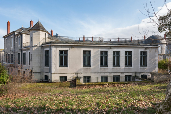 Façade sur le jardin, extension de 1924-1926, côté nord-ouest. © Région Bourgogne-Franche-Comté, Inventaire du patrimoine