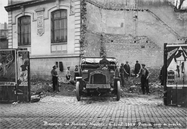 Chantier de construction (4 avril 1924). © Archives historiques de la Banque de France, Paris