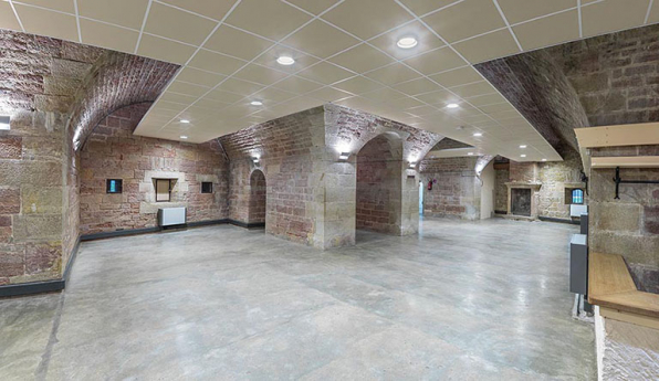 Tour Beauregard : vue d'ensemble de la salle au rez-de-chaussée. © Région Bourgogne-Franche-Comté, Inventaire du patrimoine Tour Beauregard : vue d'ensemble de la salle au rez-de-chaussée. © Région Bourgogne-Franche-Comté, Inventaire du patrimoine