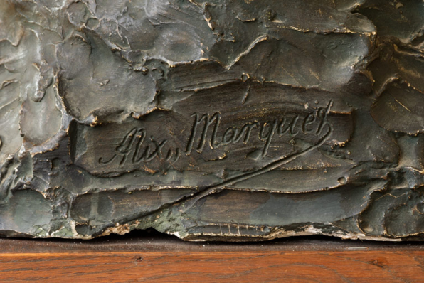 Signature d'Alix Marquet. © Région Bourgogne-Franche-Comté, Inventaire du patrimoine Signature d'Alix Marquet. © Région Bourgogne-Franche-Comté, Inventaire du patrimoine