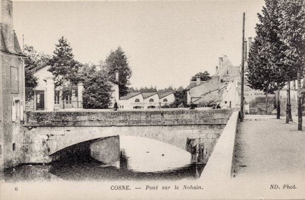 Cosne. - Pont sur le Nohain. S.d. [1er quart 20e siècle] © Région Bourgogne-Franche-Comté, Inventaire du patrimoine