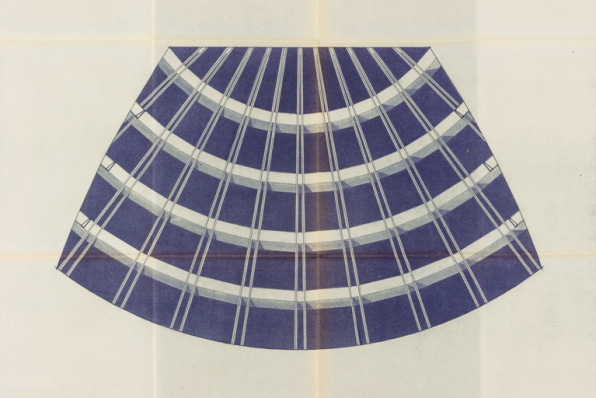 Ville de Nevers. Maison de la culture. Equipement scénique.SC 18. Plan du plafond de la salle et parois latérales [détail : plafond]. 1968. © Région Bourgogne-Franche-Comté, Inventaire du patrimoine