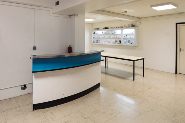 Maison de la culture : petit foyer (étage de soubassement). © Région Bourgogne-Franche-Comté, Inventaire du patrimoine Maison de la culture : petit foyer (étage de soubassement). © Région Bourgogne-Franche-Comté, Inventaire du patrimoine